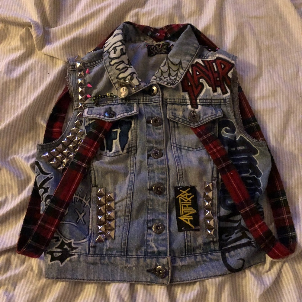 Punker denim Vest